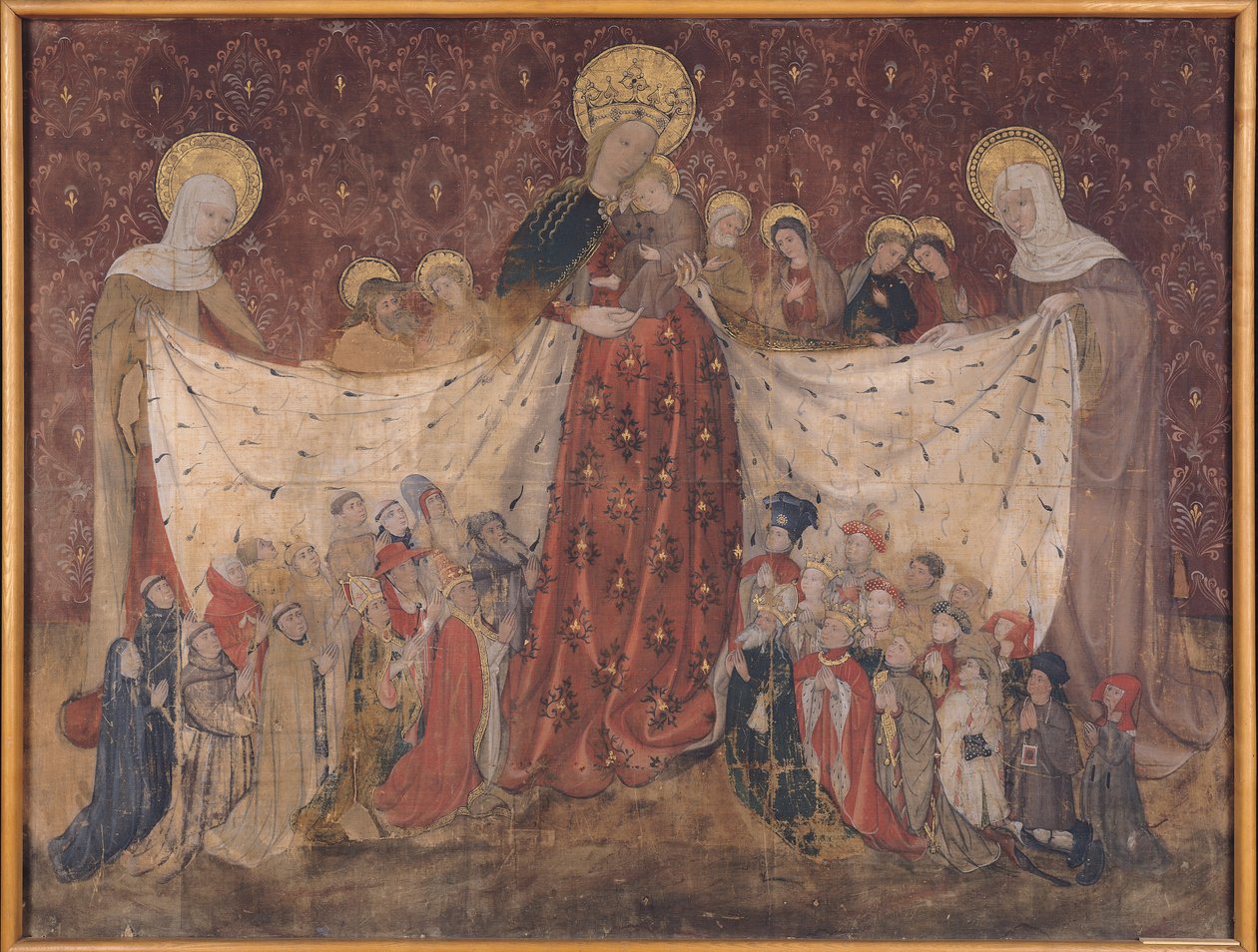 حامي العذراء ، ج 1417 (درجة الحرارة على اللوحة) بواسطة المدرسة الفرنسية