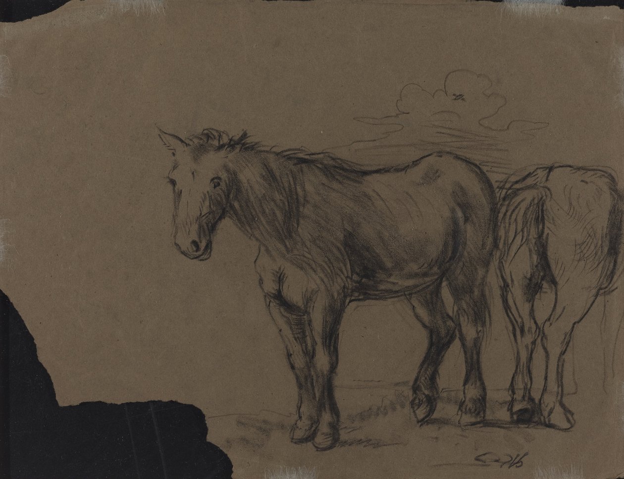 خيل بواسطة القرن التاسع عشر الفرنسي