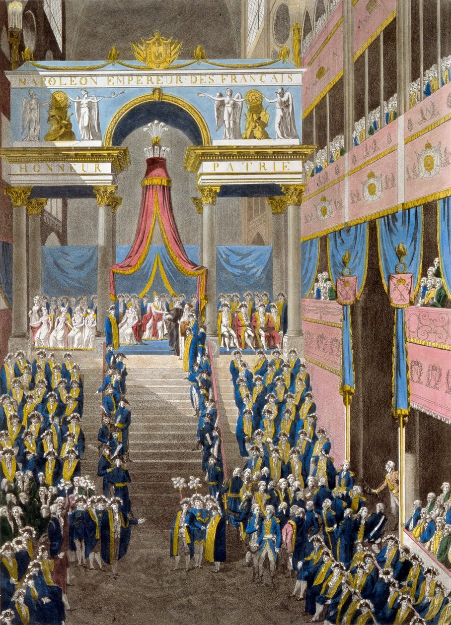 تتويج نابليون في 2 ديسمبر 1804 ، 1805 بواسطة سيد الفرنسية