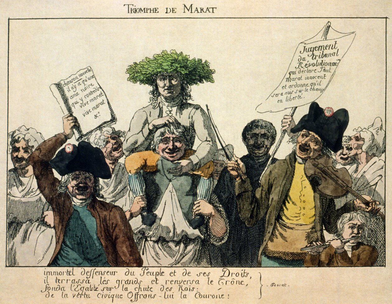 انتصار مارات ، 1793 بواسطة سيد الفرنسية