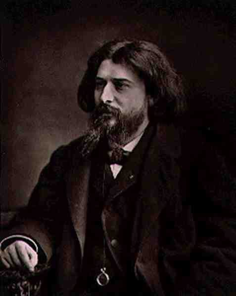 ألفونس دوديت (1840-97) ، من "Galerie Contemporaine" ، حوالي 1874-78 (b / w photo) بواسطة مصور فرنسي