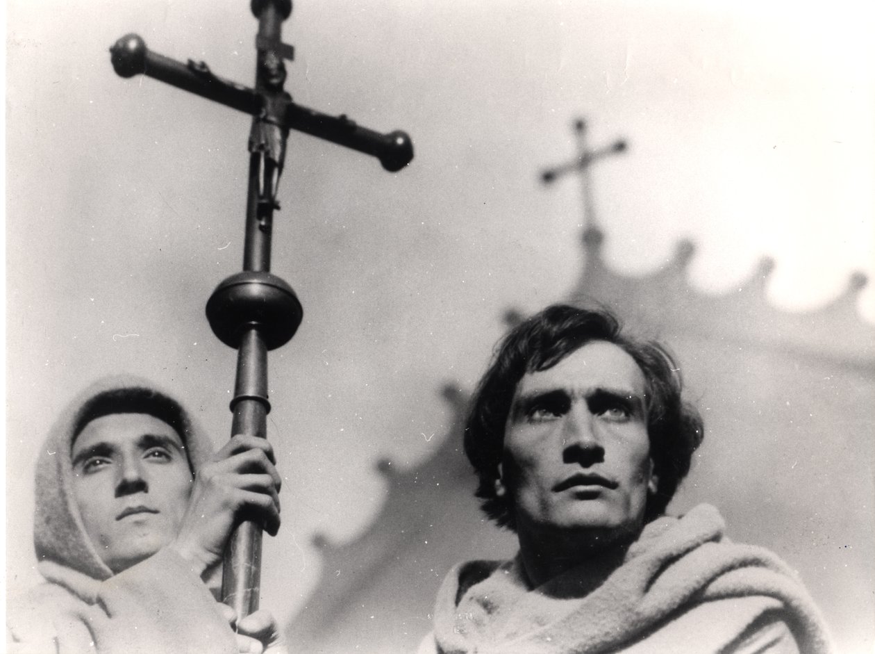 أنتونين أرتود (1896-1948) في فيلم The Passion of Joan of Arc by Carl Theodor Dreyer (1889-1968) 1928 بواسطة مصور فرنسي