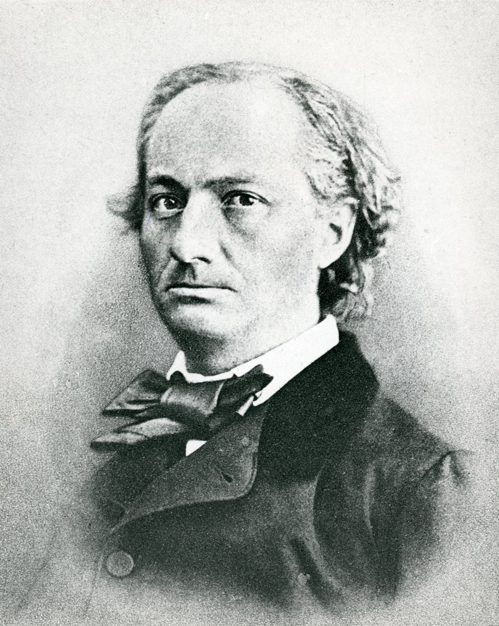 تشارلز بودلير (1821-1867) (صورة بالأبيض والأسود) بواسطة مصور فرنسي