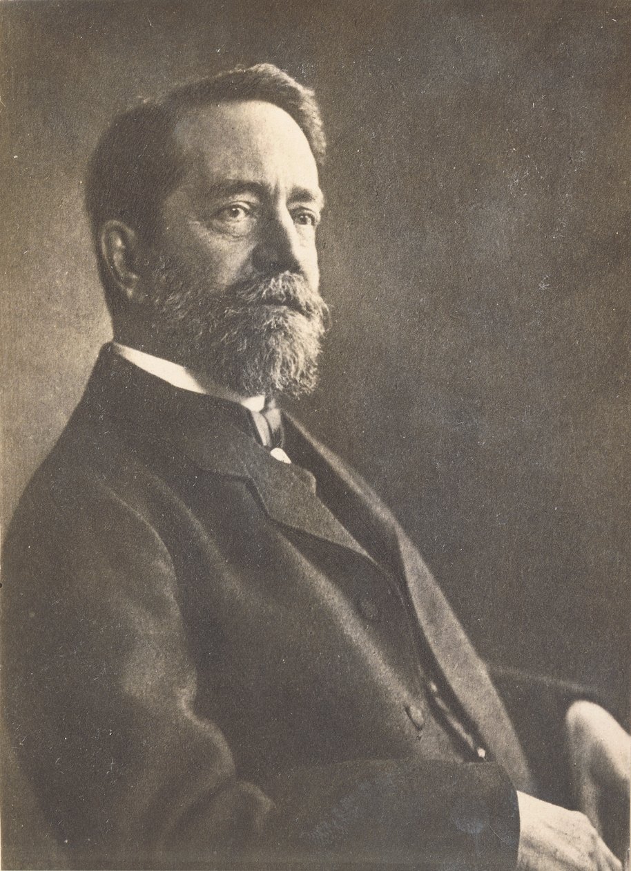 Felix Klein in Paris (b/w photo) بواسطة مصور فرنسي