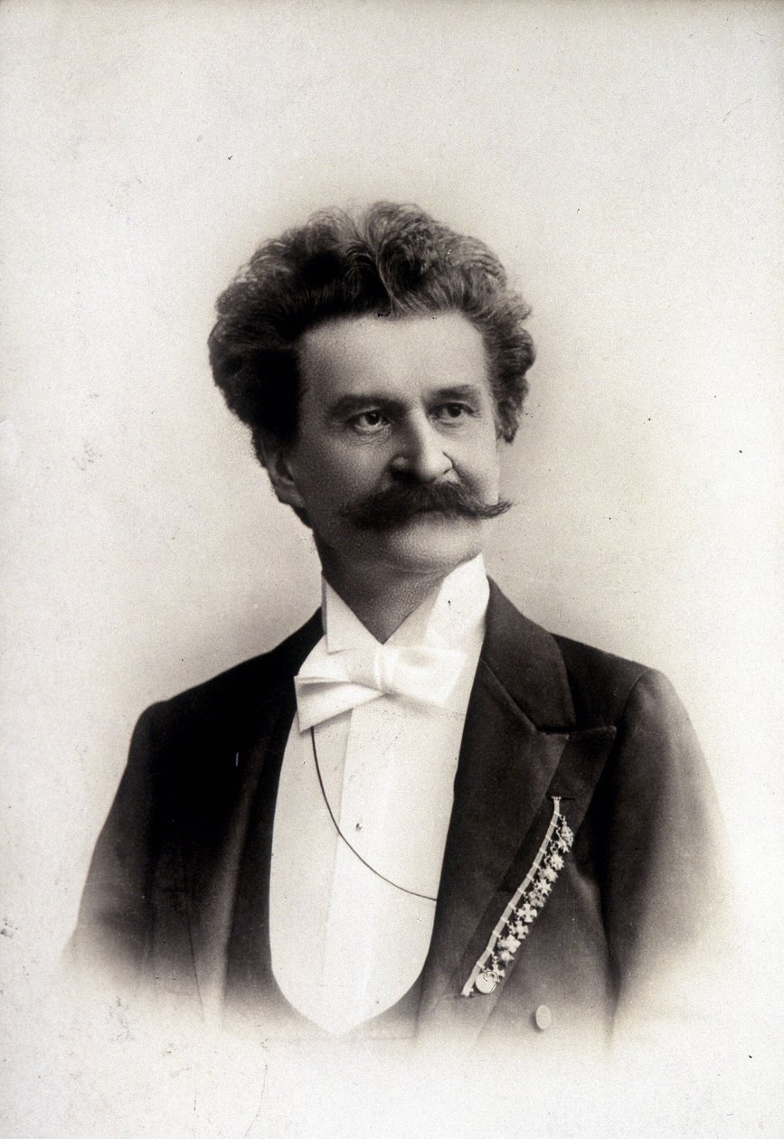 يوهان الثاني شتراوس فيلس (1825-1899) ، ملحن نمساوي بواسطة مصور فرنسي