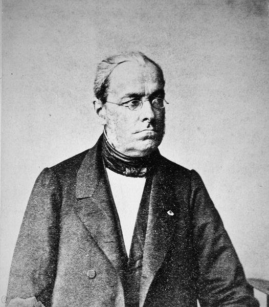جول دوبويت (1804-66) حوالي 1860 (صورة بالأبيض والأسود) بواسطة مصور فرنسي