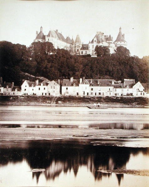 Low Tide ، Loire Valley ، حوالي 1880s-90s (b / w photo) بواسطة مصور فرنسي