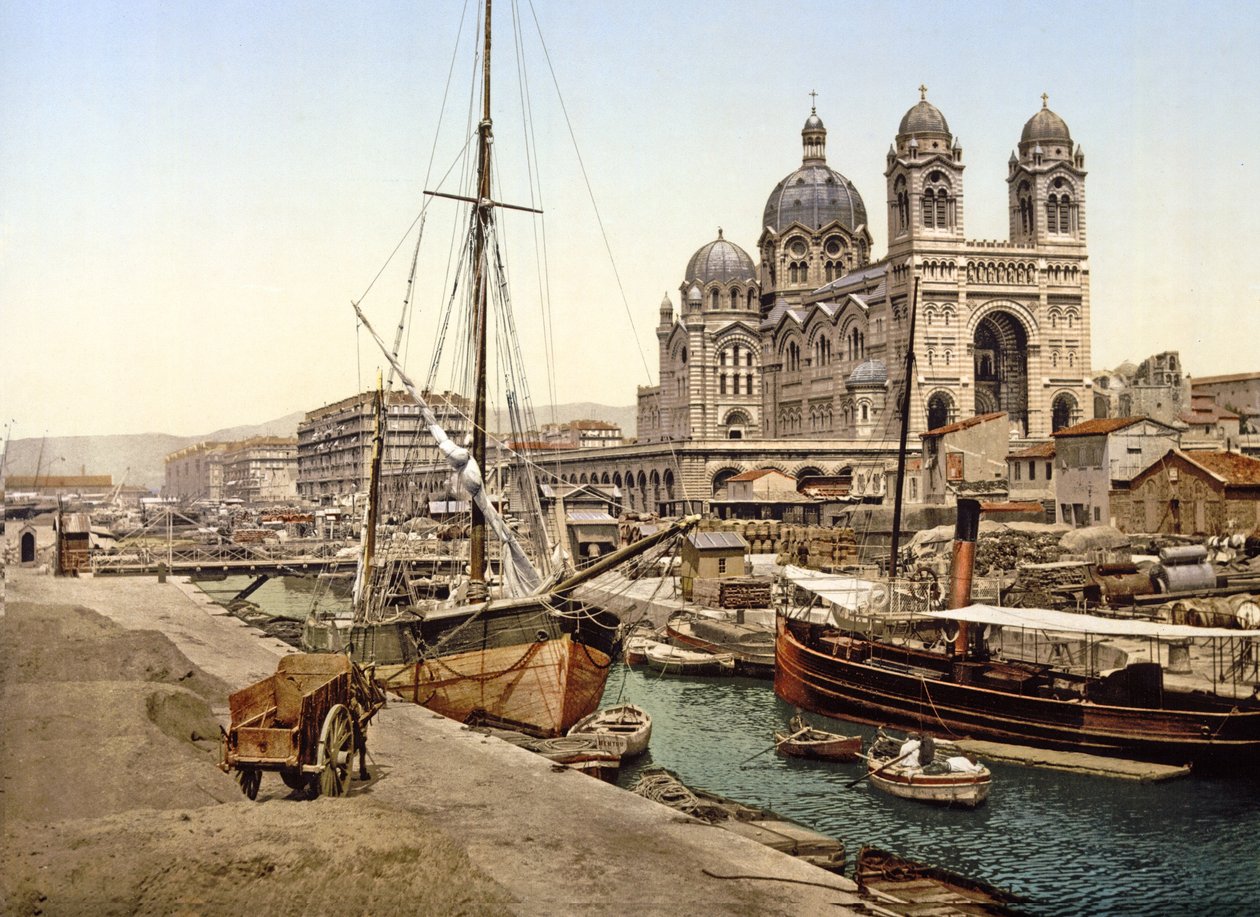 كاتدرائية مرسيليا ، 1890-1900 بواسطة مصور فرنسي