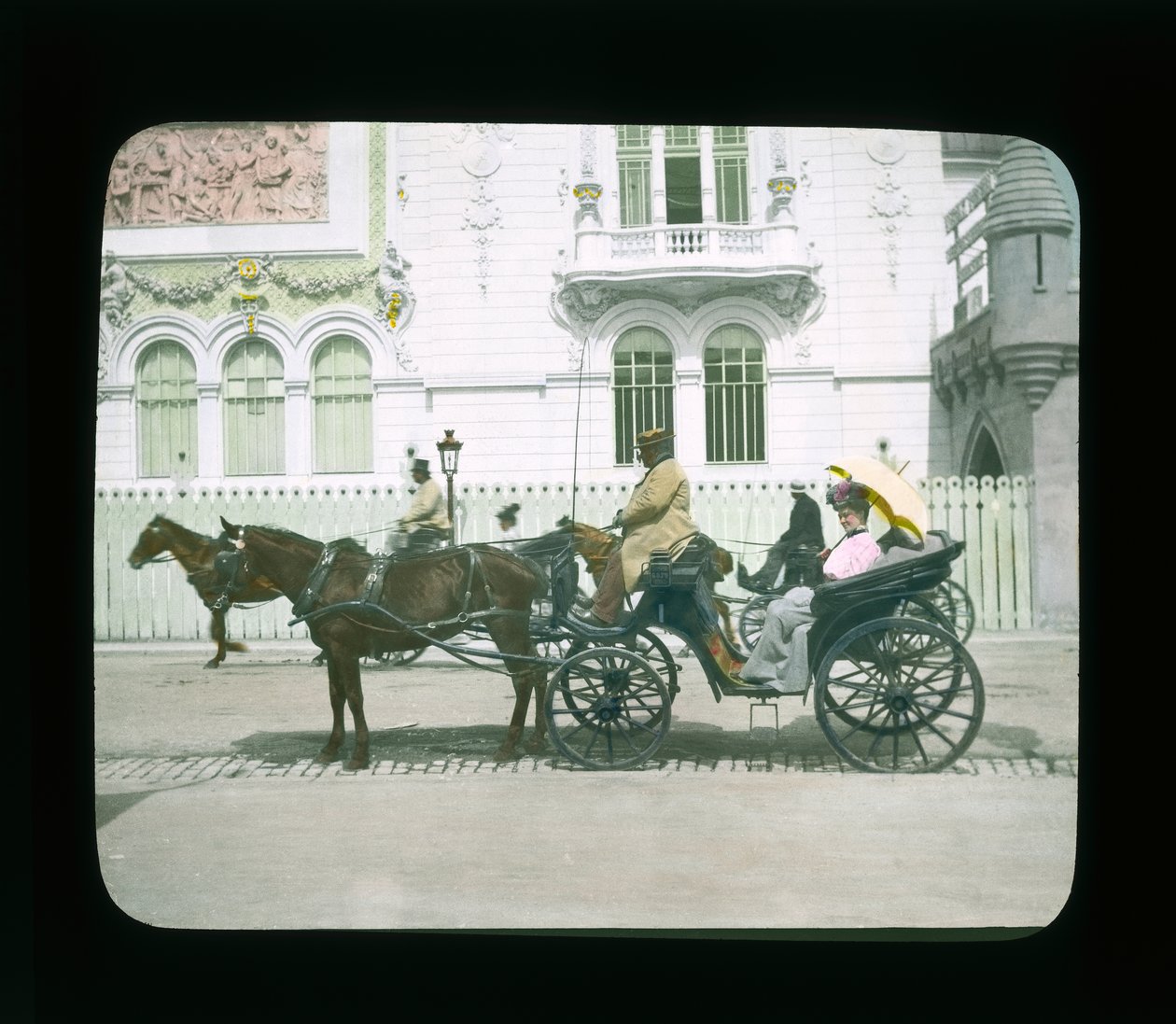 معرض باريس: قصر الفنون الزخرفية ، باريس ، فرنسا ، 1900 (شريحة الفانوس) بواسطة مصور فرنسي