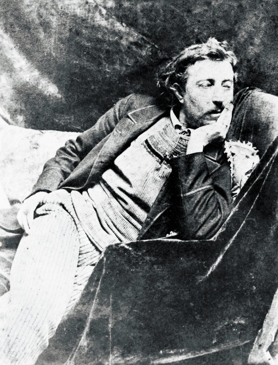 Paul Gauguin wearing a Breton vest بواسطة مصور فرنسي