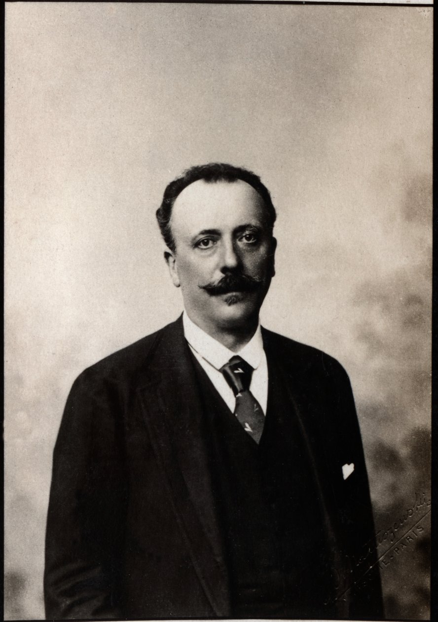 صورة أدريان ألبرت ماري كومت دي مون (1841-1914) ، سياسي فرنسي. بواسطة مصور فرنسي