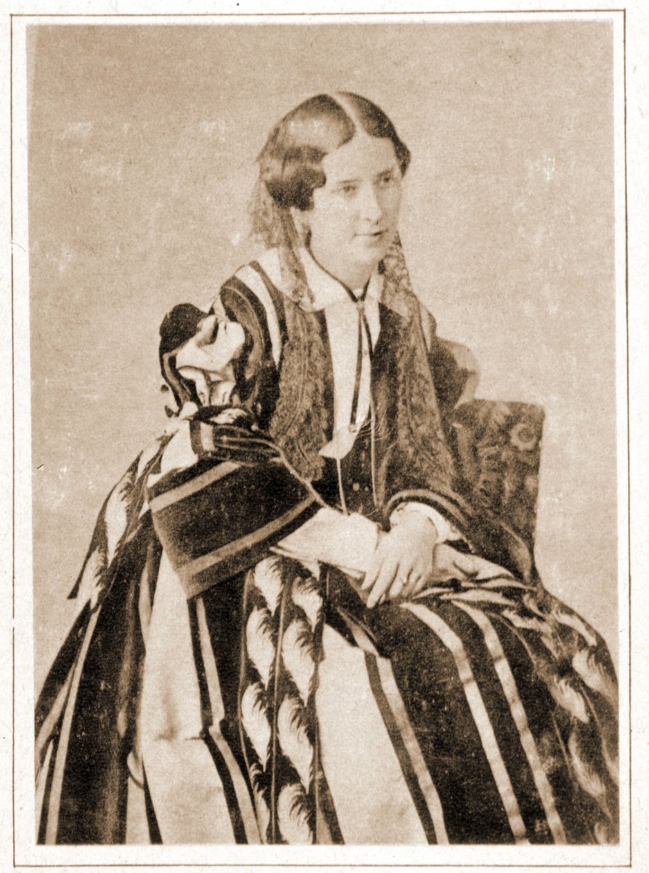 صورة إليزابيث فيليكس تدعى مادموزيل راشيل عام 1851 ، تراجيدية فرنسية (1821-1858) بواسطة مصور فرنسي