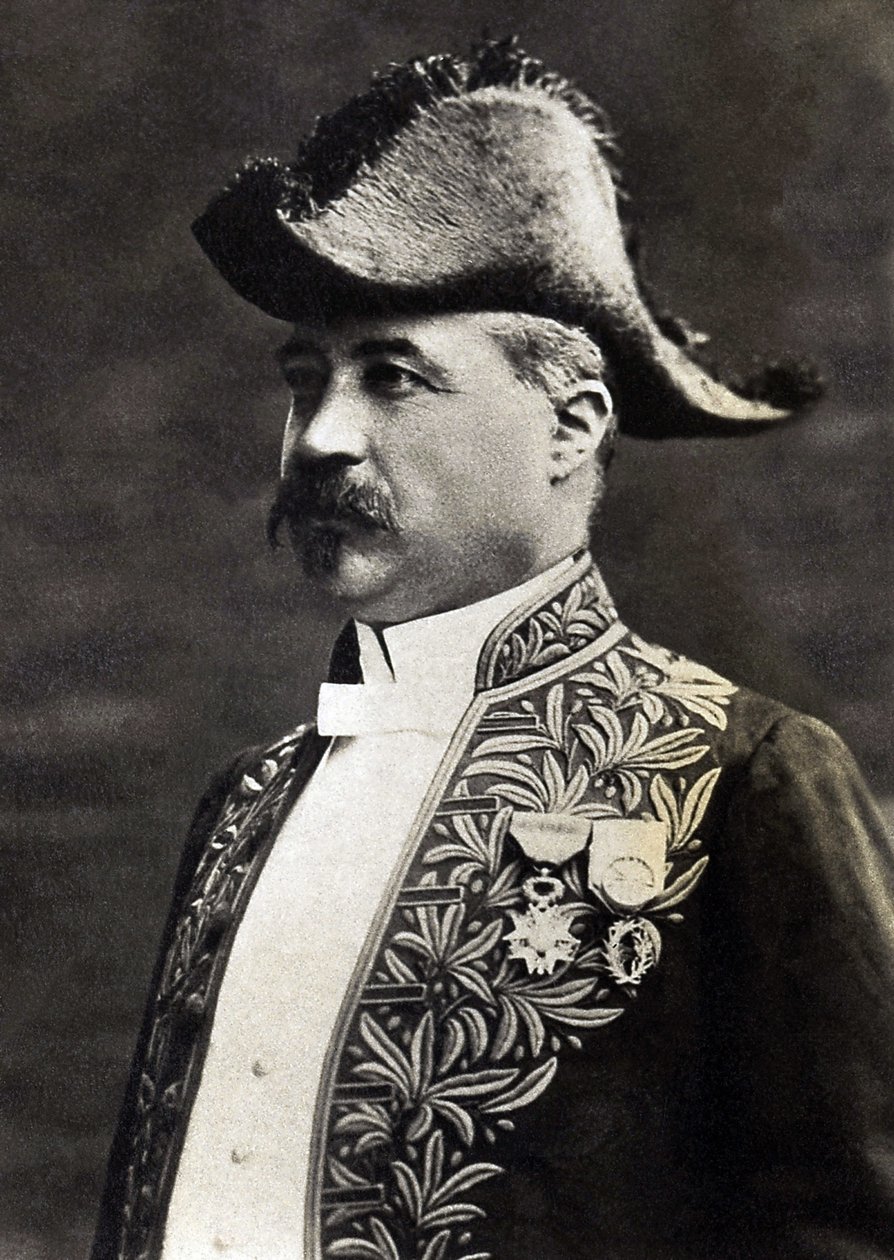 صورة لإميل فاجيت (1847-1916) ، ناقد أدبي ومؤرخ أدبي وكاتب مقالات فرنسي. بواسطة مصور فرنسي