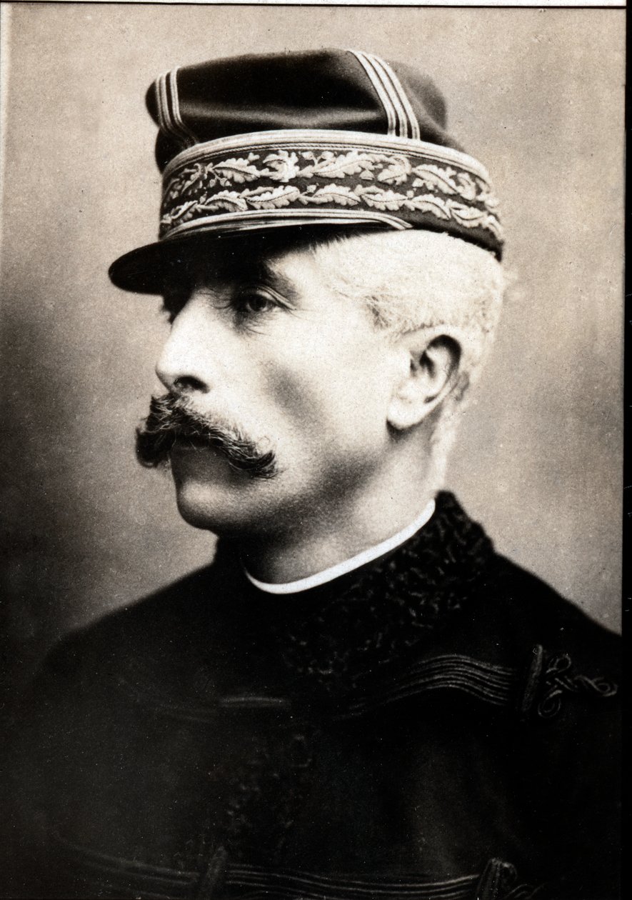 صورة لغاستون ، ماركيز دي جاليفي (1830-1909) ، جنرال وسياسي فرنسي. بواسطة مصور فرنسي