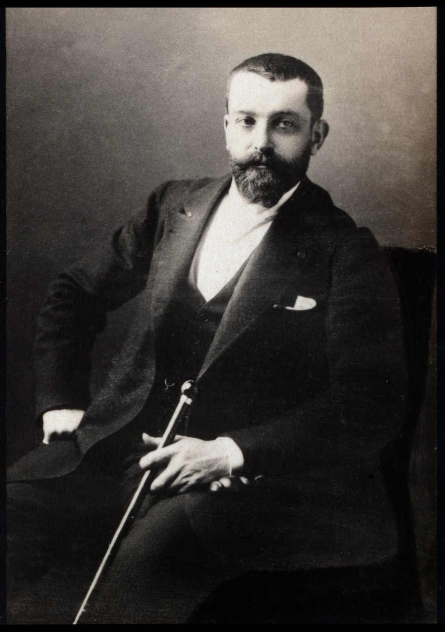 صورة لهنري جيرفكس (1852-1929) ، رسام فرنسي. بواسطة مصور فرنسي