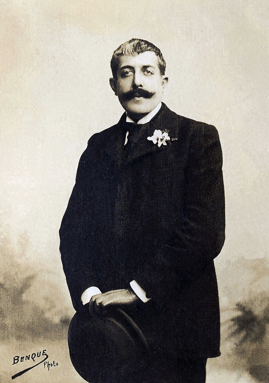 بورتريه جان لورين (1855-1906) الكاتب الفرنسي. بواسطة مصور فرنسي