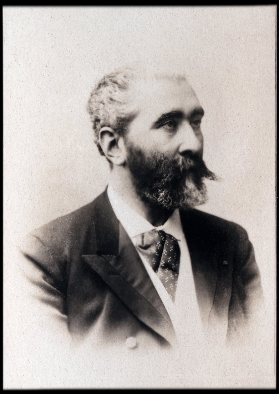 صورة خوسيه ماريا دي هيريديا (1842-1905) ، الشاعر الفرنسي. بواسطة مصور فرنسي