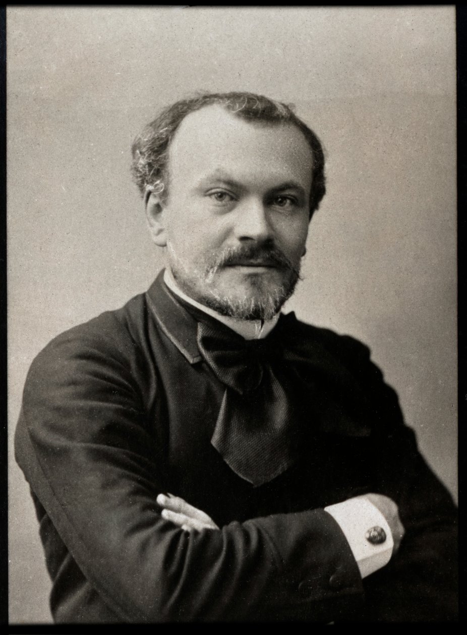 صورة لجول لوميتر (1853-1914) ، ناقد وكاتب مسرحي فرنسي. بواسطة مصور فرنسي