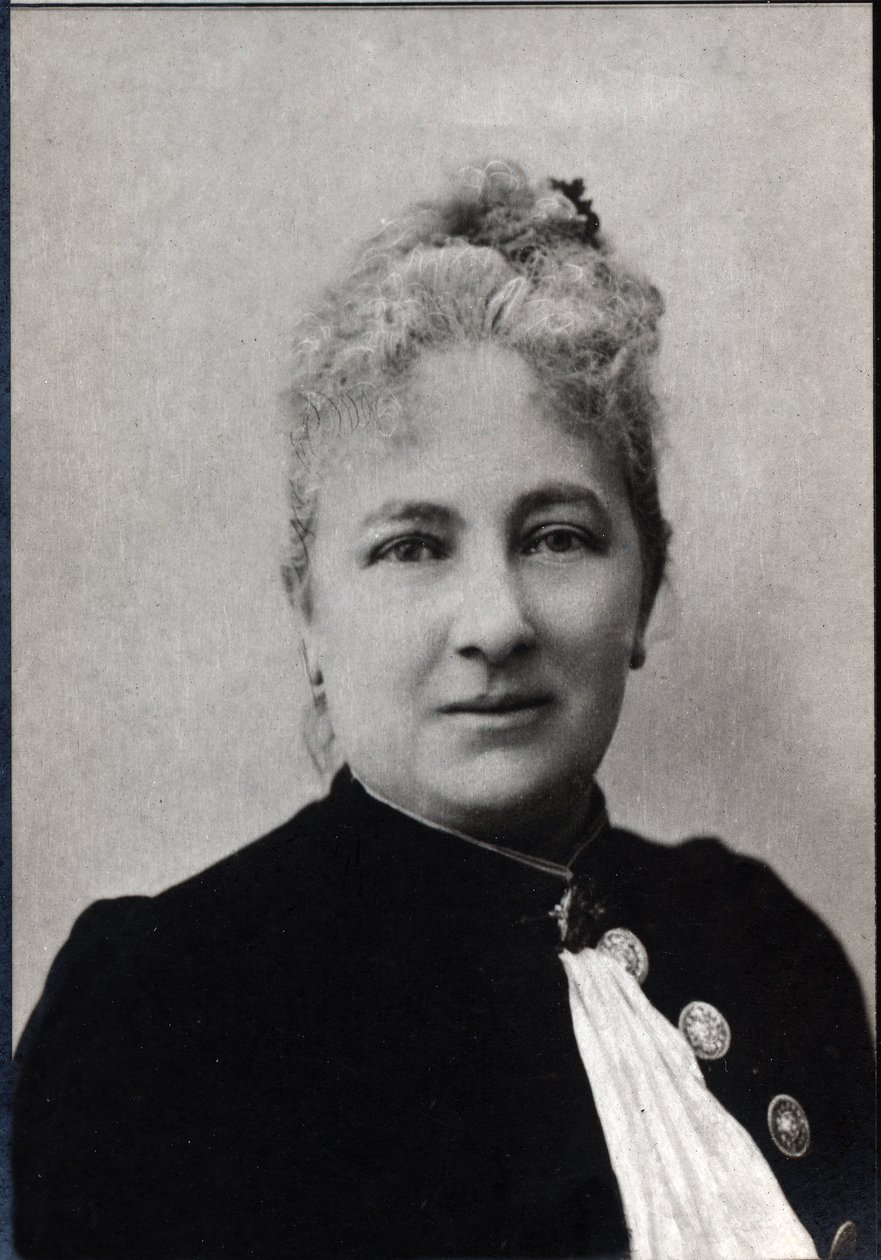 صورة لجولييت آدم (1836-1936) ، كاتبة وناشطة فرنسية. بواسطة مصور فرنسي