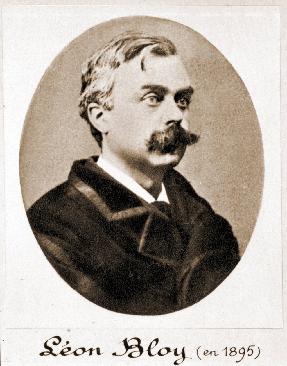 بورتريه ليون بلوي (1846-1917) ، كاتب فرنسي. 1895 بواسطة مصور فرنسي