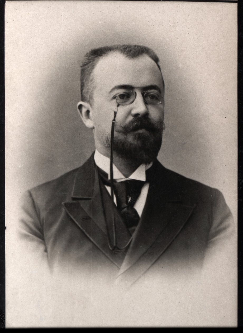 صورة لمارسيل بريفوست (1862-1941) ، مؤلف وكاتب مسرحي فرنسي. بواسطة مصور فرنسي