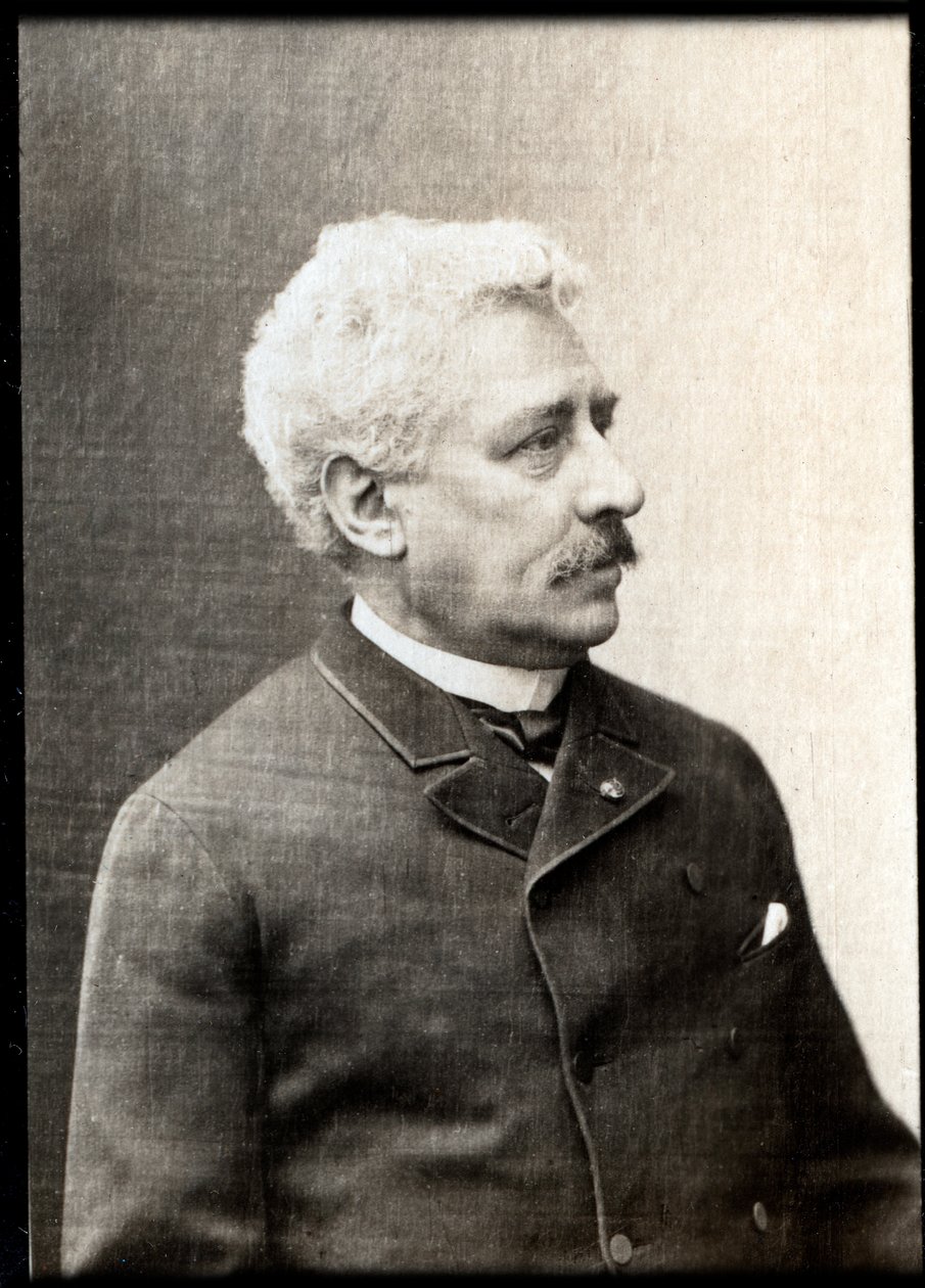 صورة لأوليفييه ميترا (1830-1889) ، موصل وملحن فرنسي. بواسطة مصور فرنسي