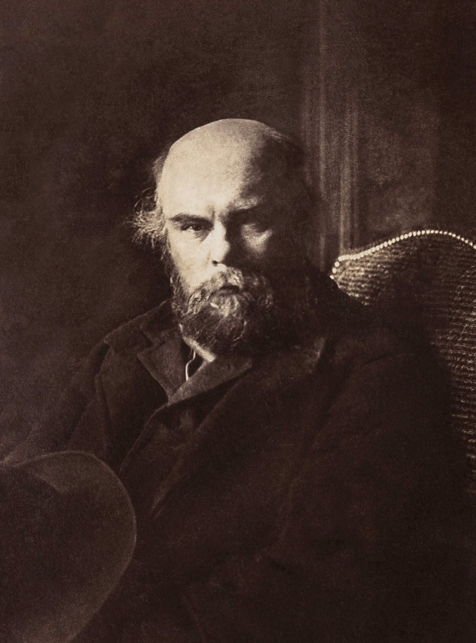 Portrait of Paul Verlaine (1844-1896), French poet. بواسطة مصور فرنسي