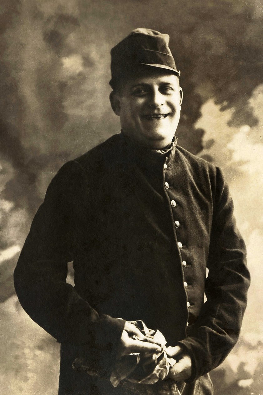 صورة لبولين (1863-1927) ، ممثل كوميدي ، نجم قاعة الموسيقى الفرنسية. بواسطة مصور فرنسي