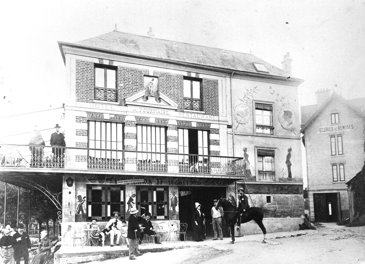 فندق Fournaise في شاتو ، c.1880 بواسطة مصور فرنسي