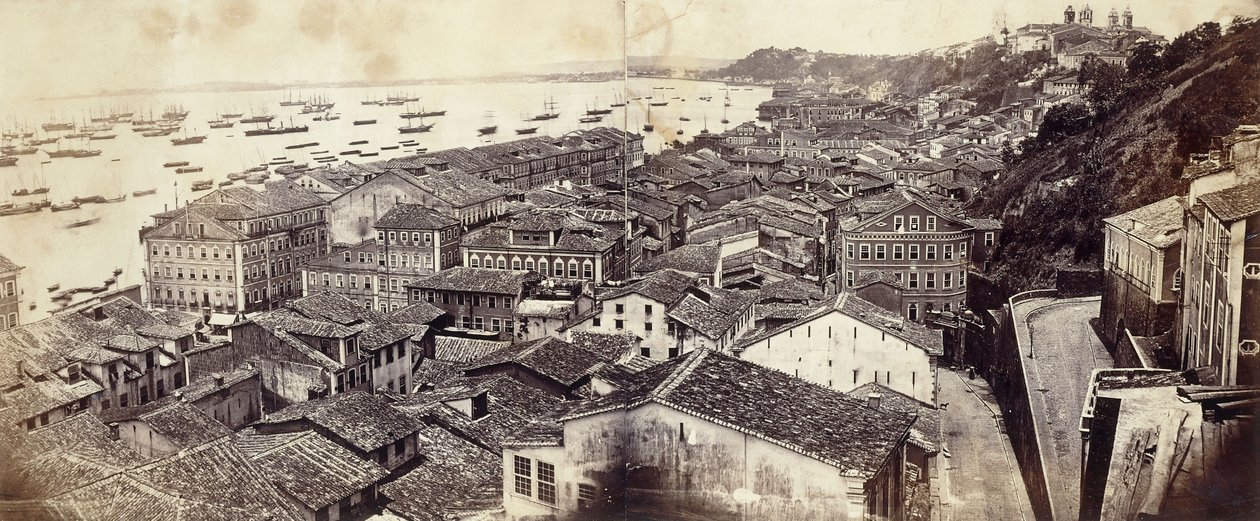 منظر من باهيا ، ج. 1864-8 بواسطة مصور فرنسي