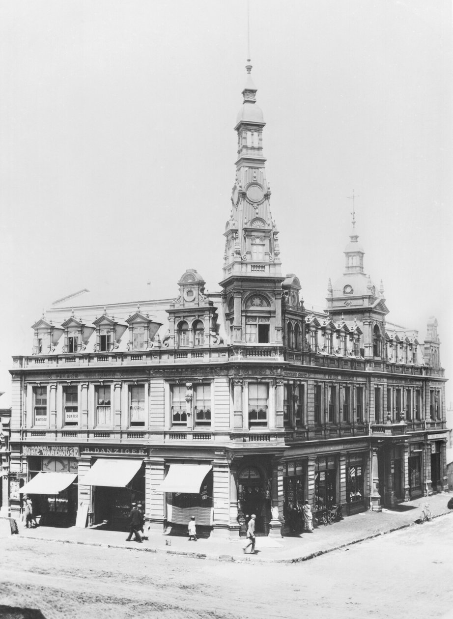 منظر لجوهانسبرغ ، c.1900 (صور من وزن الجسم) بواسطة مصور فرنسي