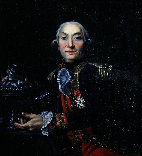 A Capitaine de Vaisseau مع سلطانية فضية (زيت على لوح) بواسطة المدرسة الفرنسية