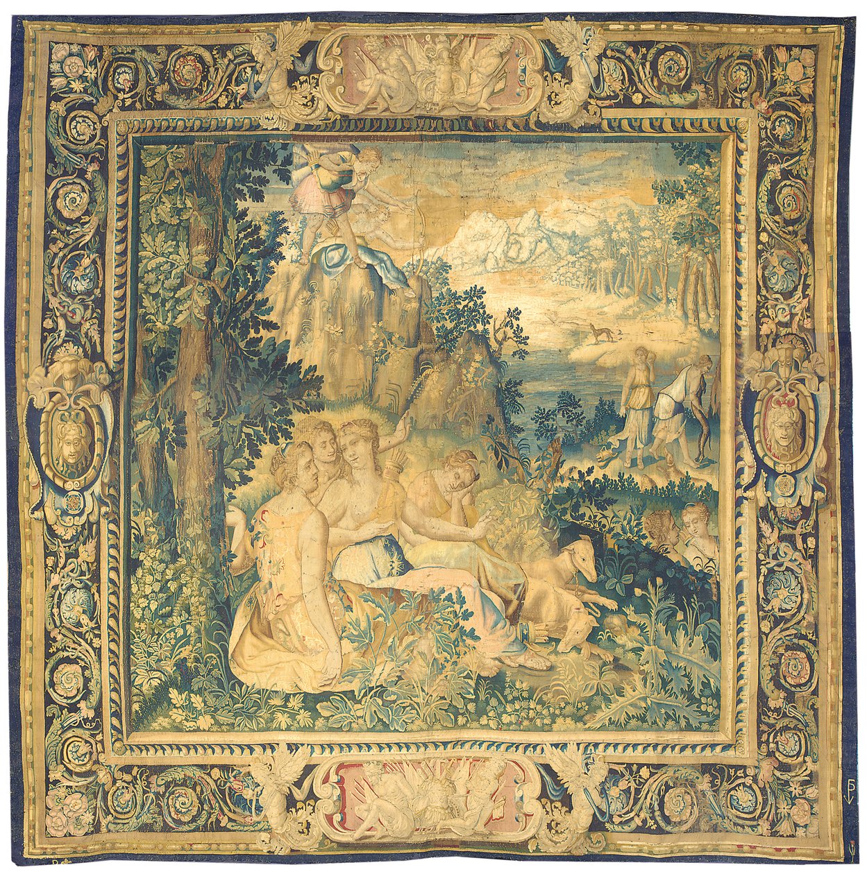 نسيج باريس الأسطوري ، ج. 1620 (نسيج) بواسطة المدرسة الفرنسية