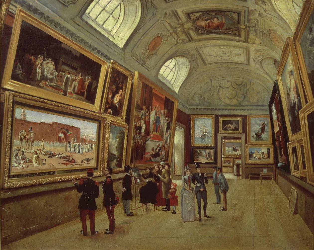 معرض صور في Musee du Luxembourg ، 1883-85 بواسطة المدرسة الفرنسية