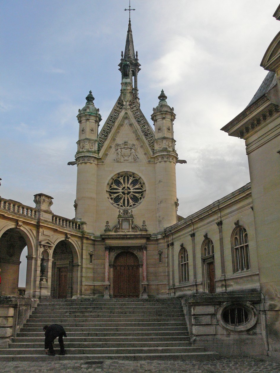 منظر ل Chapelle of the Chateau بواسطة المدرسة الفرنسية