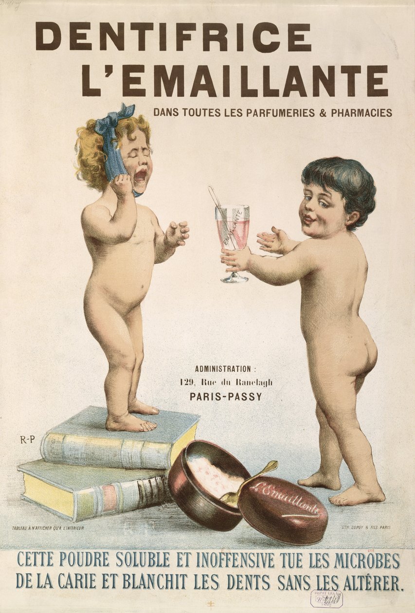 إعلان عن LEMAillante Dentifrice ، 1892 بواسطة المدرسة الفرنسية