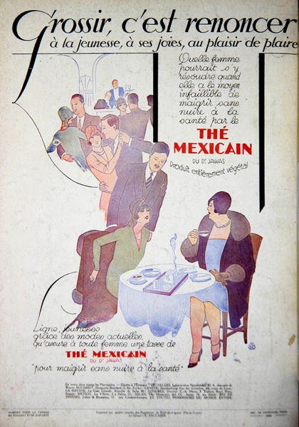 إعلان من مجلة Femina عن مساعد التخسيس The Mexicain du Dr Jawas بواسطة المدرسة الفرنسية