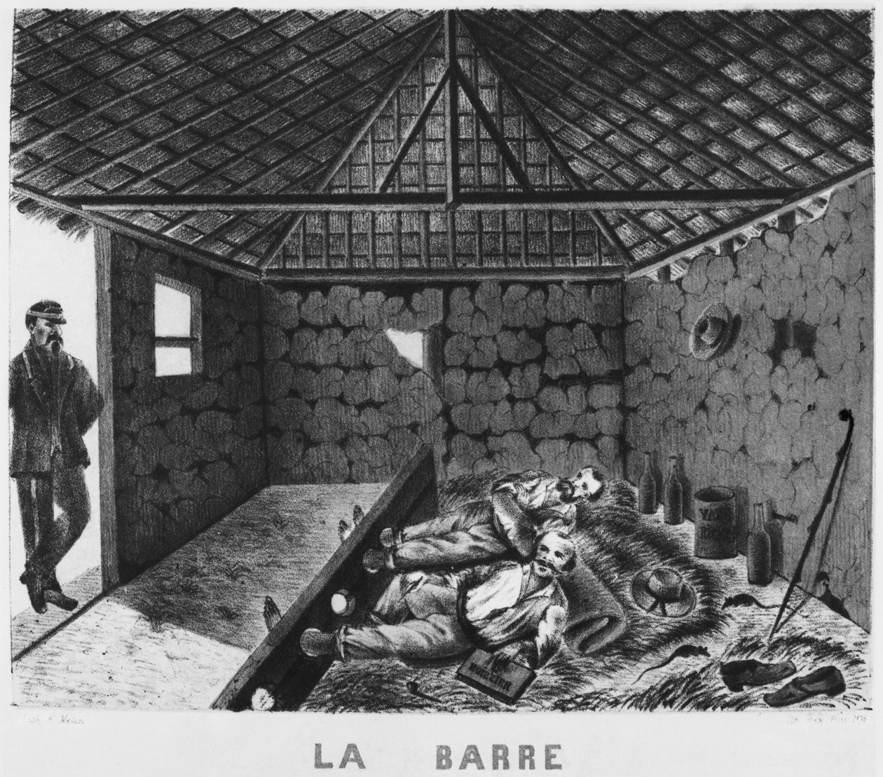 ألبوم جزيرة باينز ، نقابة المحامين ، معاقبة المرحلين ، 1878-79 بواسطة المدرسة الفرنسية
