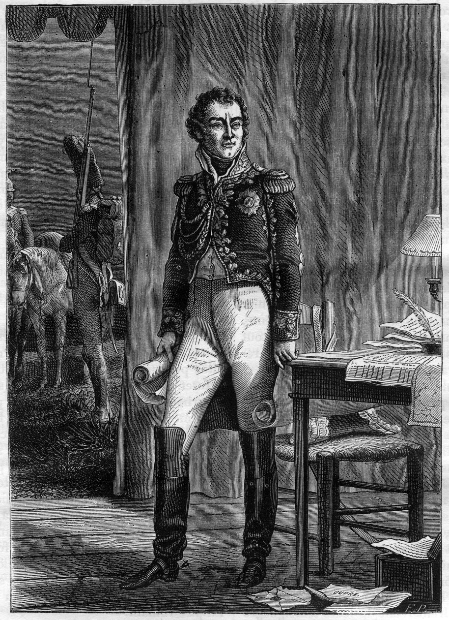 ألكسندر بيرتير (1753-1815) ، أمير نيوشاتيل ومارشال فرنسا (نقش) - صورة لويس ألكسندر (لويس ألكسندر) برتييه (1753-1815) ، الأمير دي نيوشاتيل ، ماريشال دي فرانس - في "تاريخ الإمبراطورية التالي لتاريخ القنصلية بواسطة المدرسة الفرنسية