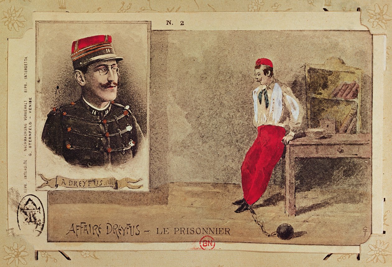 ألفريد دريفوس (1855-1935) كسجين ، 1894-1906 بواسطة المدرسة الفرنسية