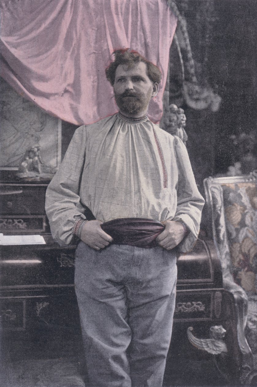 ألفونس موكا (1860-1939) من لا ريفو إيلوستري ، 15 يوليو 1899 بواسطة المدرسة الفرنسية