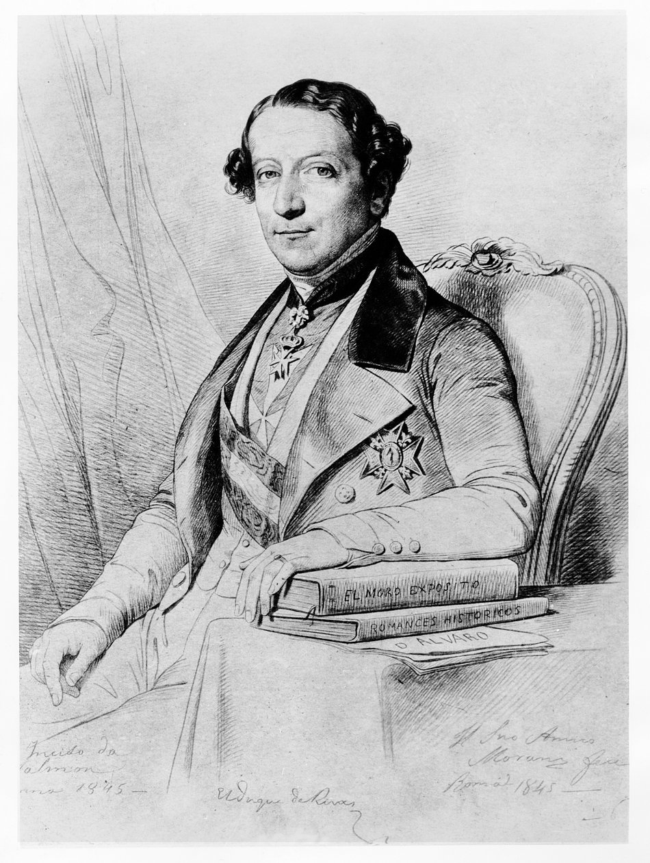 Angel de Saavedra Rivas بواسطة المدرسة الفرنسية