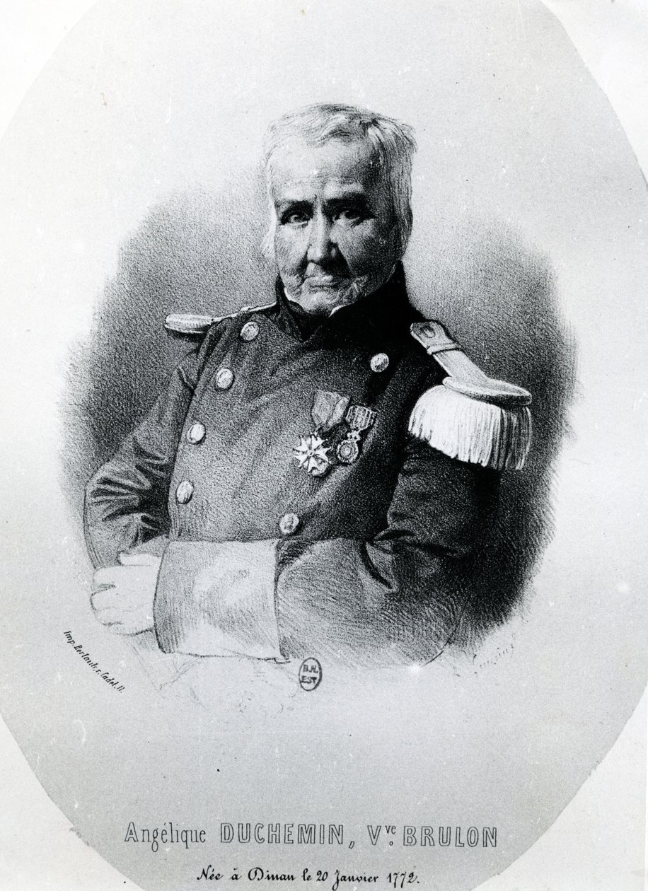أنجيليك دوتشمين ، طباعة من إعداد R. Bertants ، c.1848 بواسطة المدرسة الفرنسية