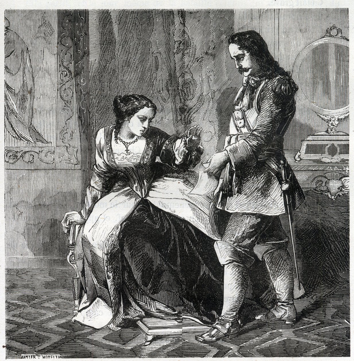آن نينون "" من Enclo (أو Ninon de Lenclos أو Ninon de Lanclos بواسطة المدرسة الفرنسية