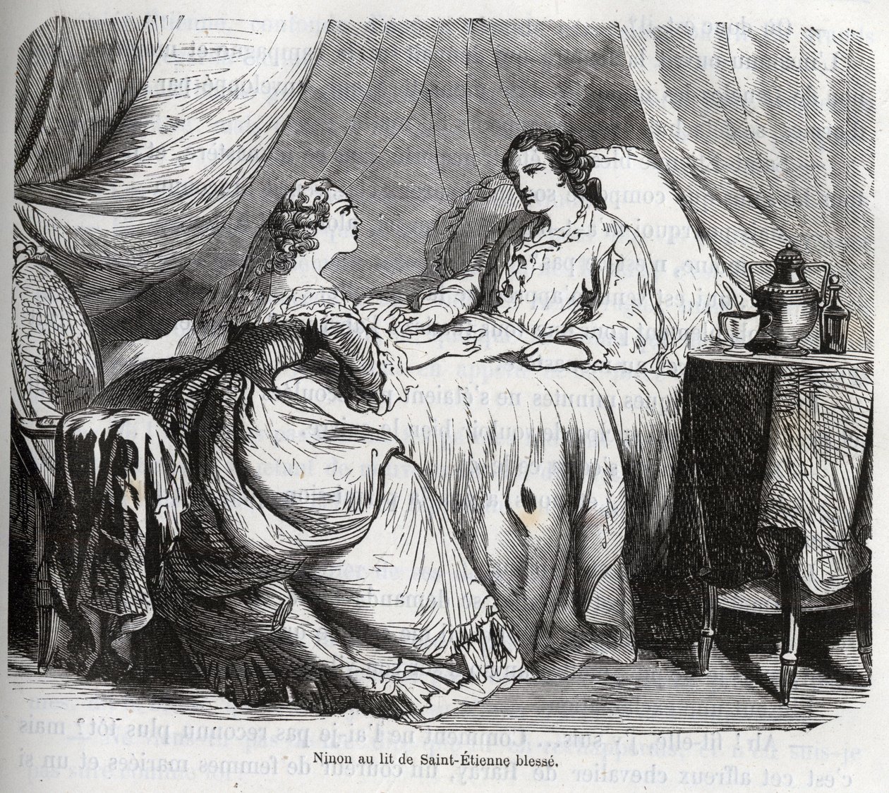 آن نينون "" من Enclo (أو Ninon de Lenclos أو Ninon de Lanclos بواسطة المدرسة الفرنسية