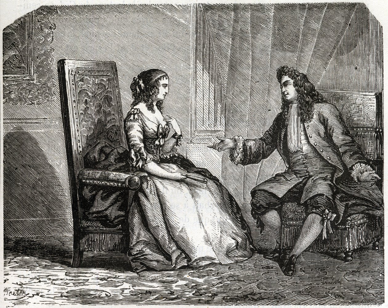 آن نينون "" من Enclos (أو Ninon de Lenclos أو Ninon de Lanclos بواسطة المدرسة الفرنسية