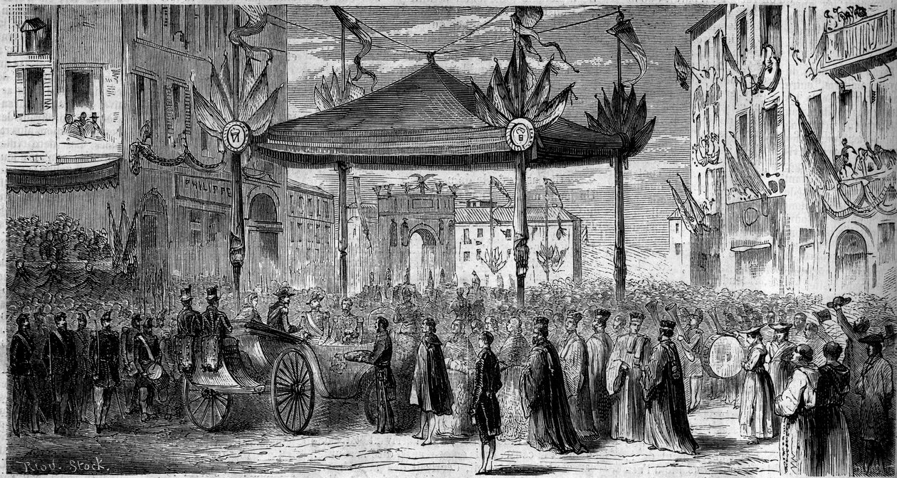 Annexation of the city of Nice to France بواسطة المدرسة الفرنسية