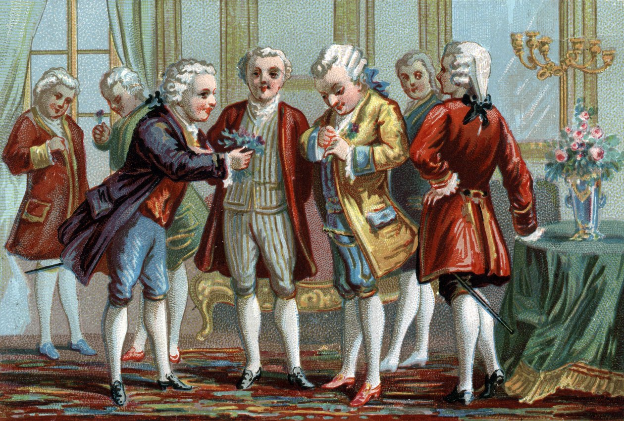 استورد أنطوان أوجستين بارمنتييه (1737-1813) ، الصيدلاني العسكري والمهندس الزراعي الفرنسي ، البطاطس إلى فرنسا عام 1785. بواسطة المدرسة الفرنسية
