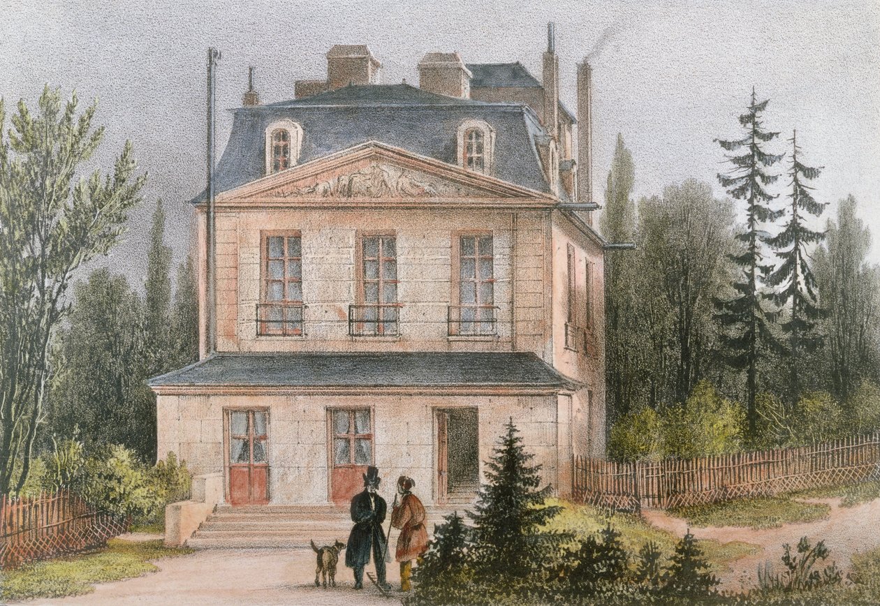 أنطوان دي فوركروي في Jardin des Plantes في باريس بواسطة المدرسة الفرنسية