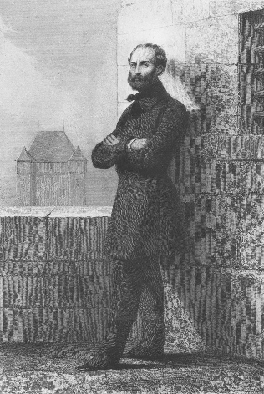 أرماند باربيس ، حوالي 1848 (نقش) بواسطة المدرسة الفرنسية